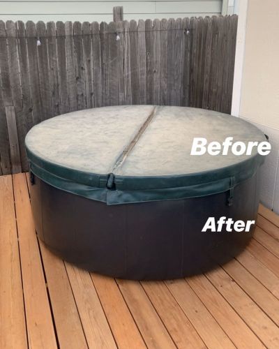 Click to view full screen Peppercorn Vinyl & Leather Finish photo review