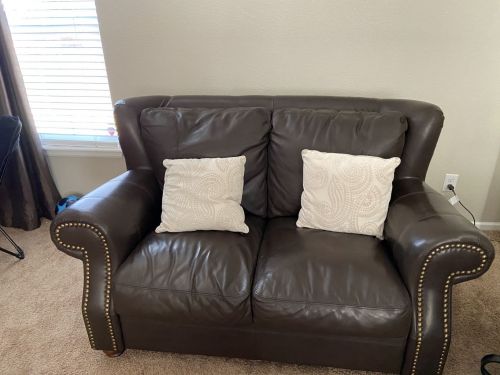 Click to view full screen Espresso Vinyl & Leather Finish photo review
