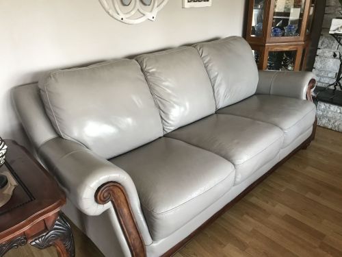 Click to view full screen Stone Vinyl & Leather Finish photo review