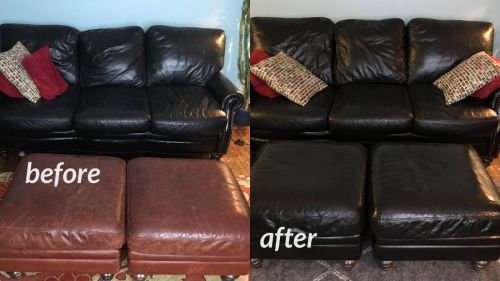 Click to view full screen Black Vinyl & Leather Finish photo review